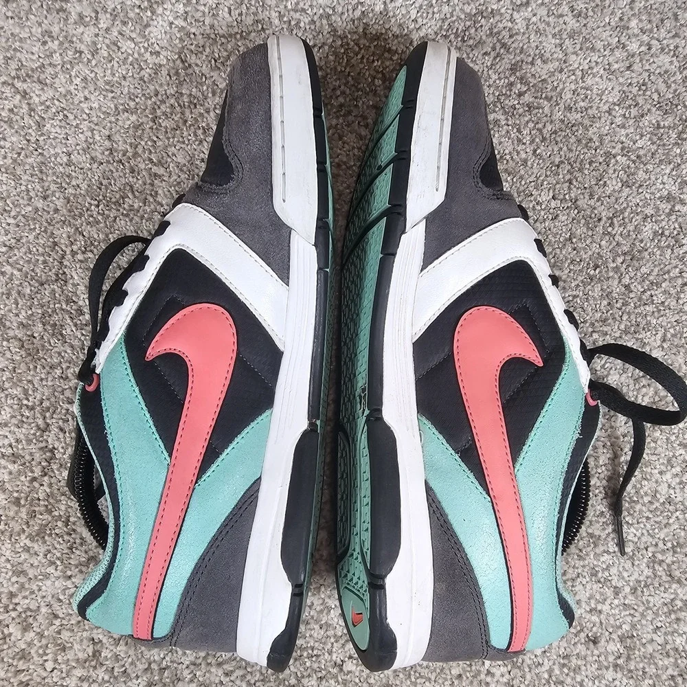 Nike Mogan 2 Men's Size 11 Black Gray Pink Mint Skate Shoes Sneakers 487659-063
